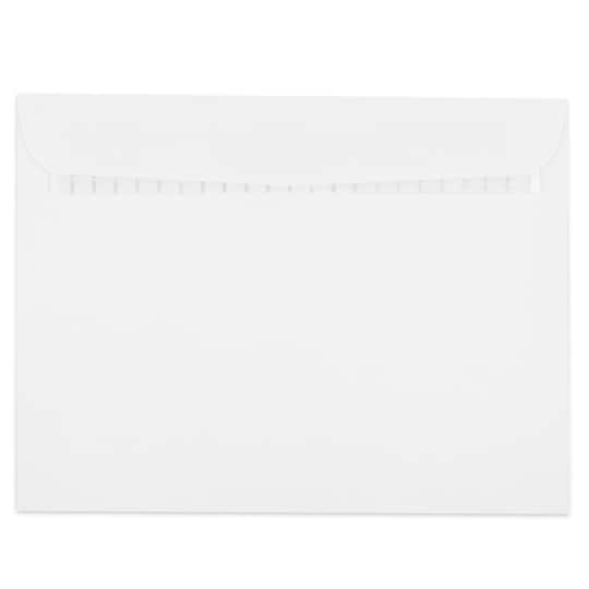 JAM Paper 9.5" x 12.5" White Commercial Booklet Envelopes, 500ct.